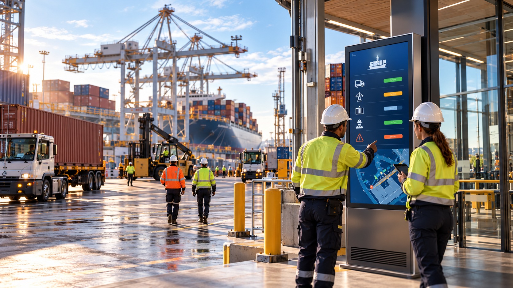 Port and logistics digital communication